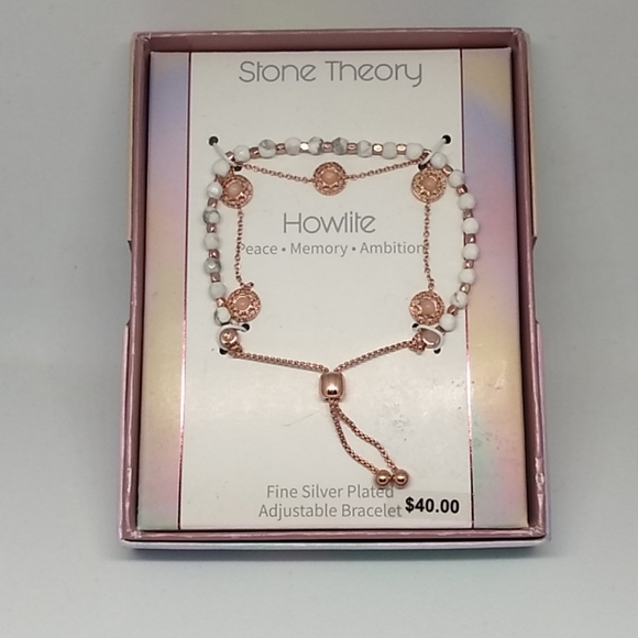 Fine silver plated adjustable bracelet - Picture 2 of 4